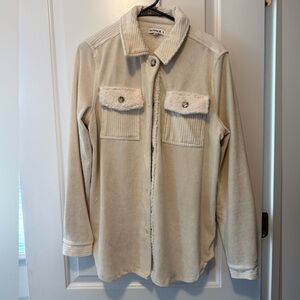 BearPaw Cream Corduroy Jacket
